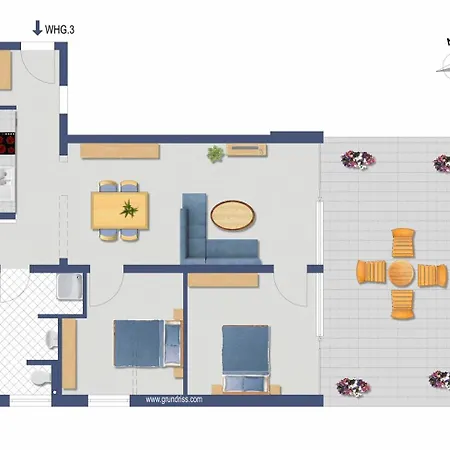 Inseltörn 3 Apartment Büsum